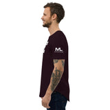 CONSISTENCY OVER INTENSITY Men's Curved Hem T-Shirt
